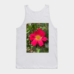 Pink rose flower Tank Top